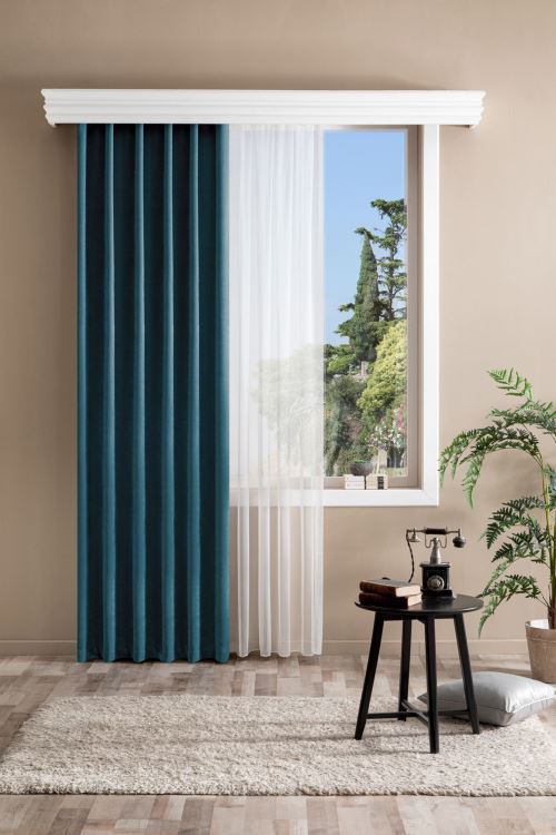 Ekru Erısman Hazır Tül Perde Ekru 250X260 